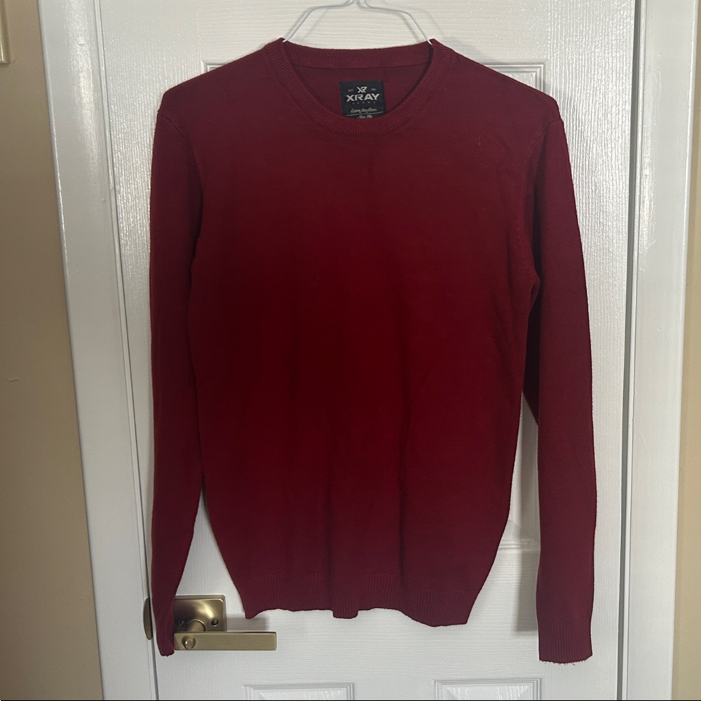Men's Red Crewneck Sweater